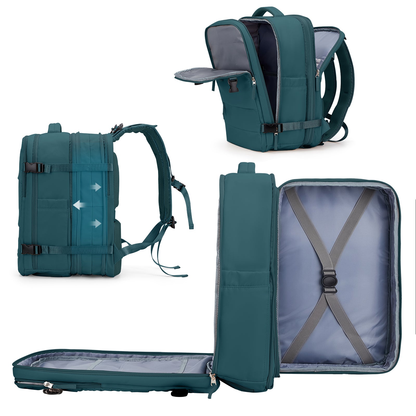 Coowoz® 45L Expandable Travel Backpack