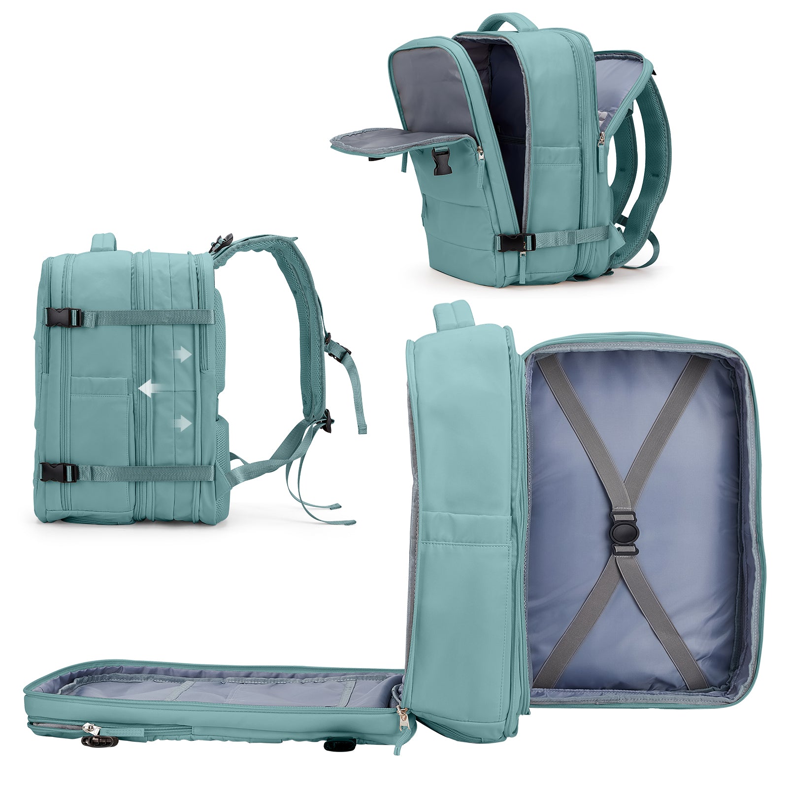 Coowoz® 45L Expandable Travel Backpack